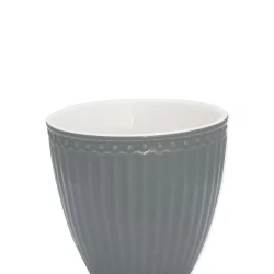 Becher Latte cup Alice stone grey