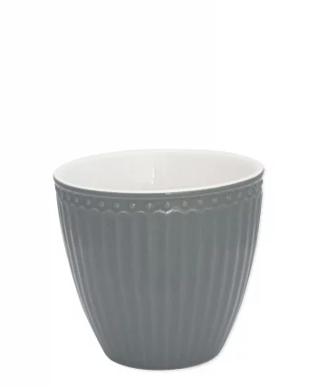 Becher Latte cup Alice stone grey