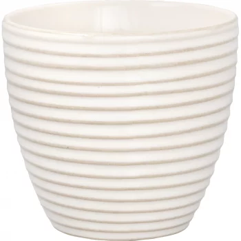 Becher Latte cup Dunes white