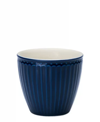 Becher Latte cup Alice dark blue