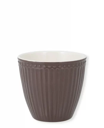 Becher Latte cup Alice dark chocolate