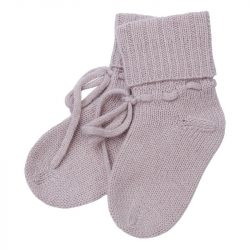 Baby Socks pink Cashmere- Merino