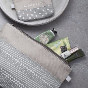 Kosmetiktasche Punkte & Striche – Bild 2