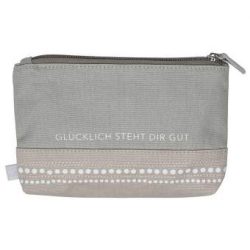 Kosmetiktasche Glücklich steht dir gut