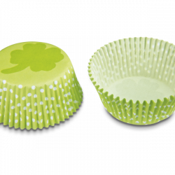 Papierbackförmchen Kleeblatt Mini 3,5cm