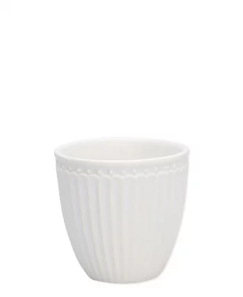 Becher Mini latte cup Alice white