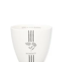 Becher Latte cup Sabine white