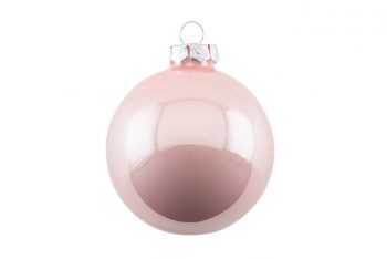 Christbaumkugel 8cm Opal blush