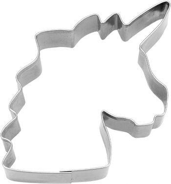 Ausstecher Einhornkopf 8cm