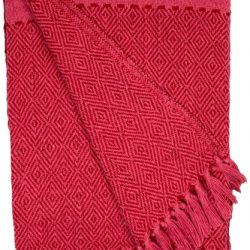 Decke Birdie pink-rot