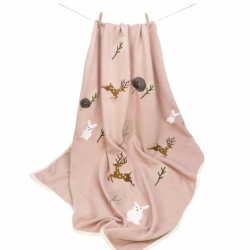 Babydecke bestickt 80x110cm