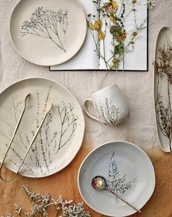 Tasse Bea Natur Steingut – Bild 3