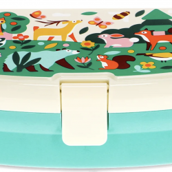 Rex London Lunchbox mit Fach Woodland