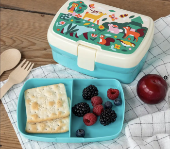 Rex London Lunchbox mit Fach Woodland – Bild 2