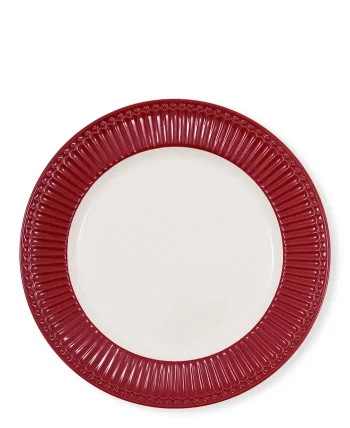 Speiseteller Dinner plate Alice claret red