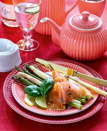 Speiseteller Dinner plate Alice claret red – Bild 2