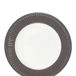 Speiseteller Dinner plate Alice dark chocolate
