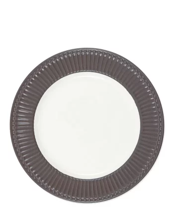 Speiseteller Dinner plate Alice dark chocolate