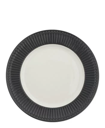 Speiseteller Dinner plate Alice dark grey