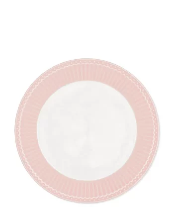 Frühstücksteller Plate Alice pale pink