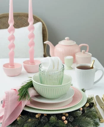 Frühstücksteller Plate Alice pale pink – Bild 2