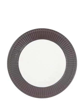 Frühstücksteller Plate Alice dark chocolate