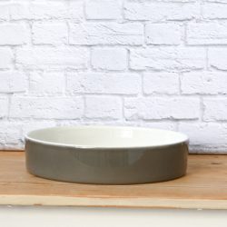 Auflaufform braun-grau 25cm