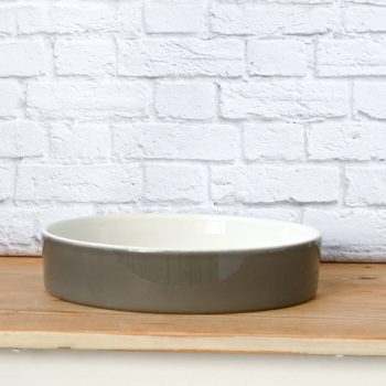 Auflaufform braun-grau 25cm