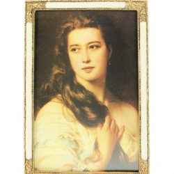 Bilderrahmen creme antik-gold