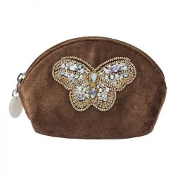 Tasche Mini pouch Kelly, brown