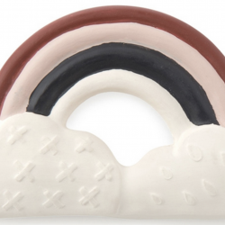 Beißring aus Naturkautschuk Regenbogen