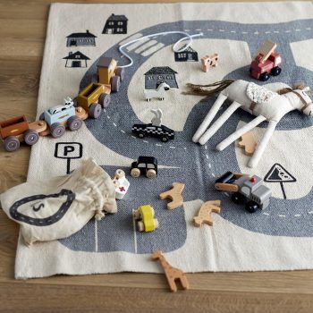 Spielzeugauto Set im Stoffbeutel – Bild 2