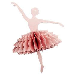 Weihnachtsdekoration Ballerina dusty rose paper