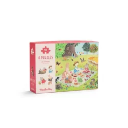 Puzzle 4x mini La Grande Familie