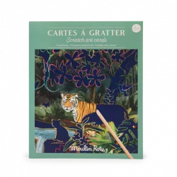 Malbuch Kratzbilder Tout autour du monde