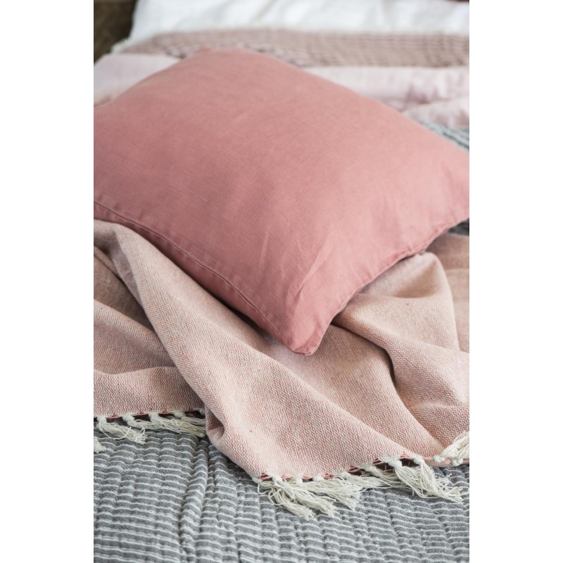 Kissenhülle Leinen faded rose – Bild 2