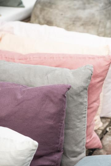 Kissenhülle Aubergine 50x70 – Bild 2