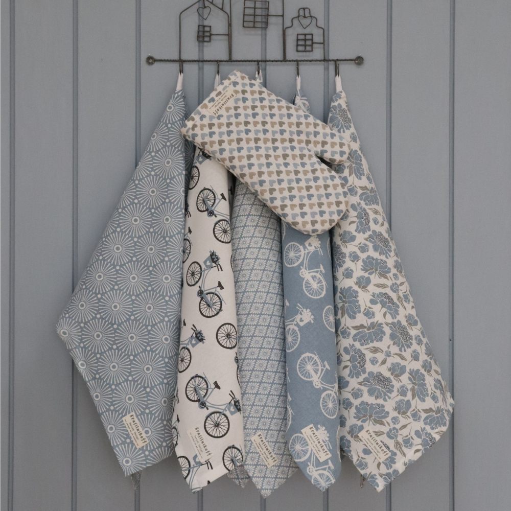 Geschirrtuch Tea Towel biscuit dusty blue – Bild 2