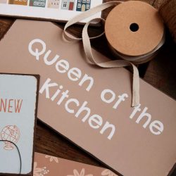 Metallschild Queen of the Kitchen