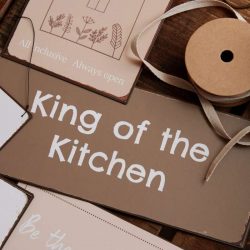 Metallschild King of the Kitchen