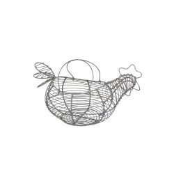 Drahtkorb Henne Zinc