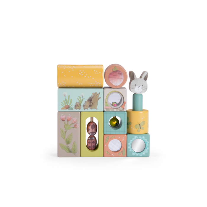 Spiel Stapelspielwürfel Trios petits Lapins – Bild 2