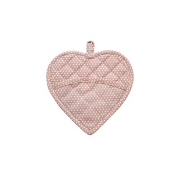 Ofenhandschuh Micro dots dusty rose