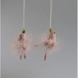 Dekoration Vogel rose
