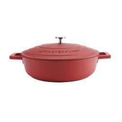 Casserole Seichter Schmortopf 4l red