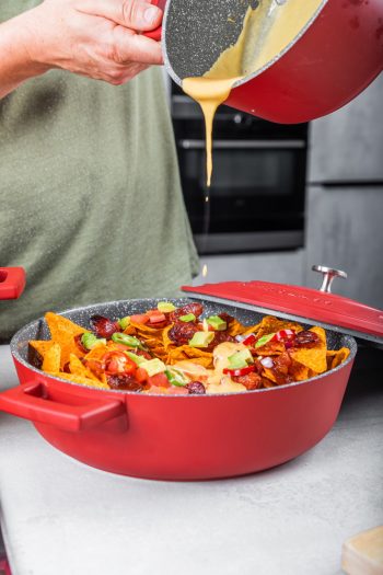 Casserole Seichter Schmortopf 4l red – Bild 3