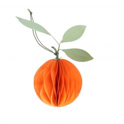 Dekoration Papier Orange