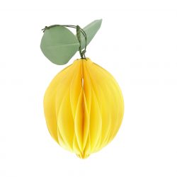 Dekoration Papier Zitrone