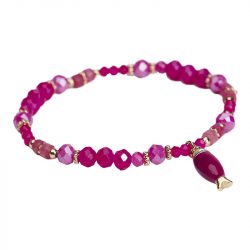 Armband lova fuchsia
