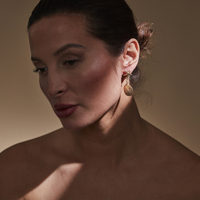 Ohrring Ines gold – Bild 2